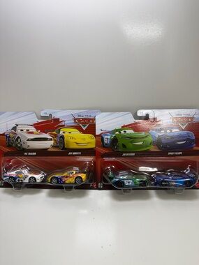 Disney Cars 2-Pack Kids Toy Race Cars - Assorted Colors